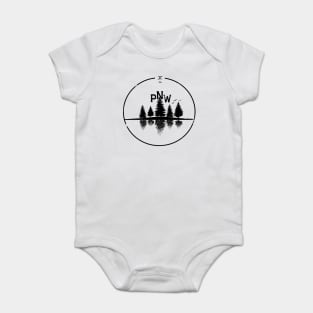 PNW Tree Line Shirt Baby Bodysuit